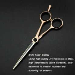 FUIENKO Professionelle JP 440c Stahl 5 Zoll Scissor Gehobenen Haar Schere Haarschnitt Barber Tools Schneiden Scheren Friseur Schere,gold