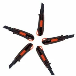 WURTH 5 X Würth Cutter Universal Messer Cuttermesser Teppichmesser 3 Klingen 2K"-"071566