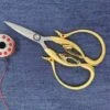 FUIENKO Schwan Design Edelstahl Antike Schere Haushalts Produkte Häutchen Schere Sewing Supplies Handwerk Schere Stoff Schneiden,Gold